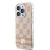 DKNY DKHMP15XHCPTSP iPhone 15 Pro Max 6.7  różowy/pink hardcase IML Checkered Mono Pattern & Printed Stripes MagSafe